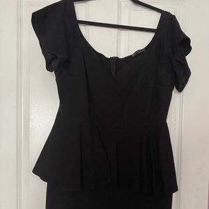 Fashion to Figure Peplum Off Shoulder Dress size 1